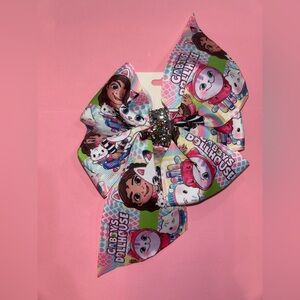 Gabby’s Dollhouse Hairbow - Hair Clip - Large Bow - Girls Hairbow - Gabby Bow